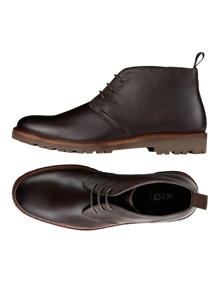 AQ By Aquila Perkins Leather Chukka Boots In Brown 4 AQ By Aquila Perkins Leather Chukka Boots In Brown - Image 2