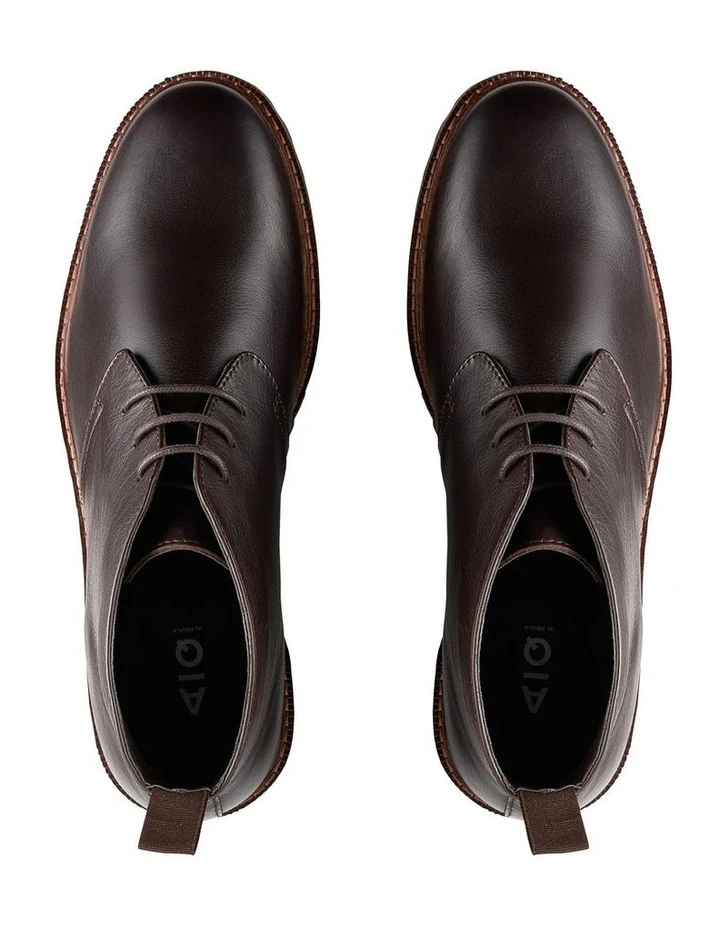 AQ By Aquila Perkins Leather Chukka Boots In Brown 5 AQ By Aquila Perkins Leather Chukka Boots In Brown - Image 3