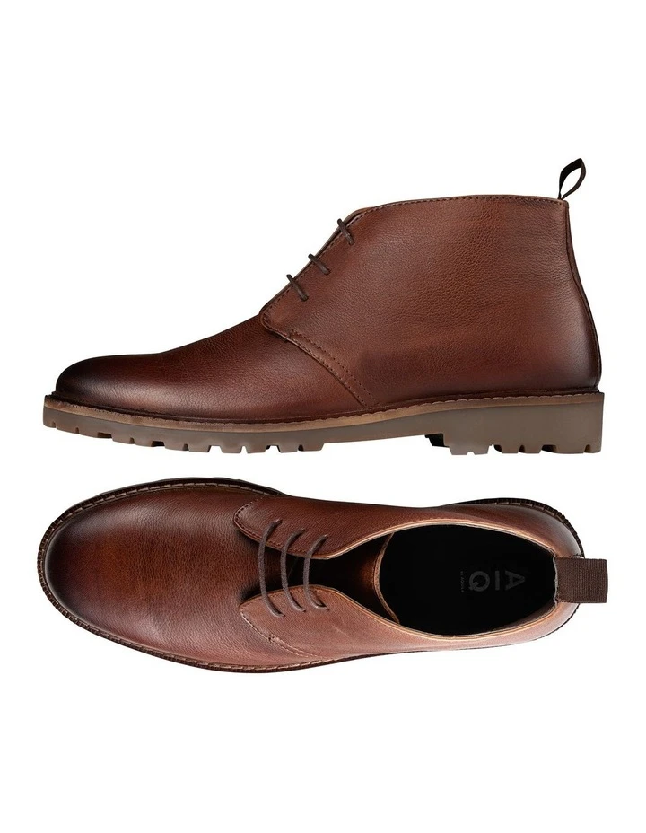 AQ By Aquila Perkins Leather Chukka Boots In Brown 4 AQ By Aquila Perkins Leather Chukka Boots In Brown - Image 2