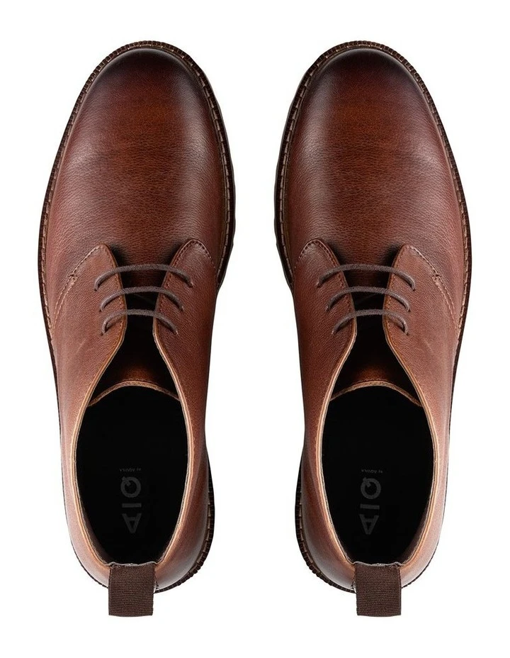 AQ By Aquila Perkins Leather Chukka Boots In Brown 5 AQ By Aquila Perkins Leather Chukka Boots In Brown - Image 3