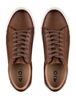 AQ By Aquila Nate Leather Sneakers In Brown -CONVERSE shop 979410790 3 720x928