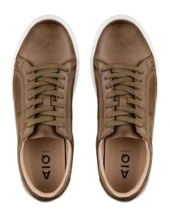 AQ By Aquila Nate Leather Sneakers In Green -CONVERSE shop 979410880 3 720x928