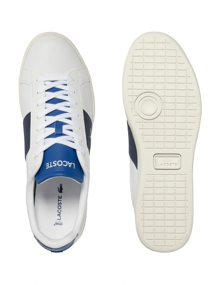 Lacoste Carnaby Pro Sneaker In White 6 Lacoste Carnaby Pro Sneaker In White - Image 4