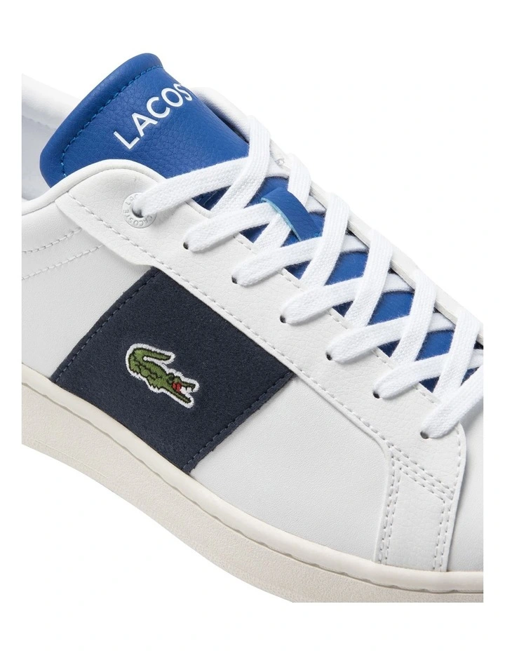 Lacoste Carnaby Pro Sneaker In White 8 Lacoste Carnaby Pro Sneaker In White - Image 6