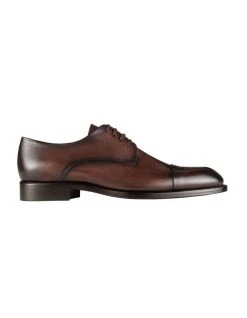 Aquila Sweeney Leather Dress Shoes In Brown
