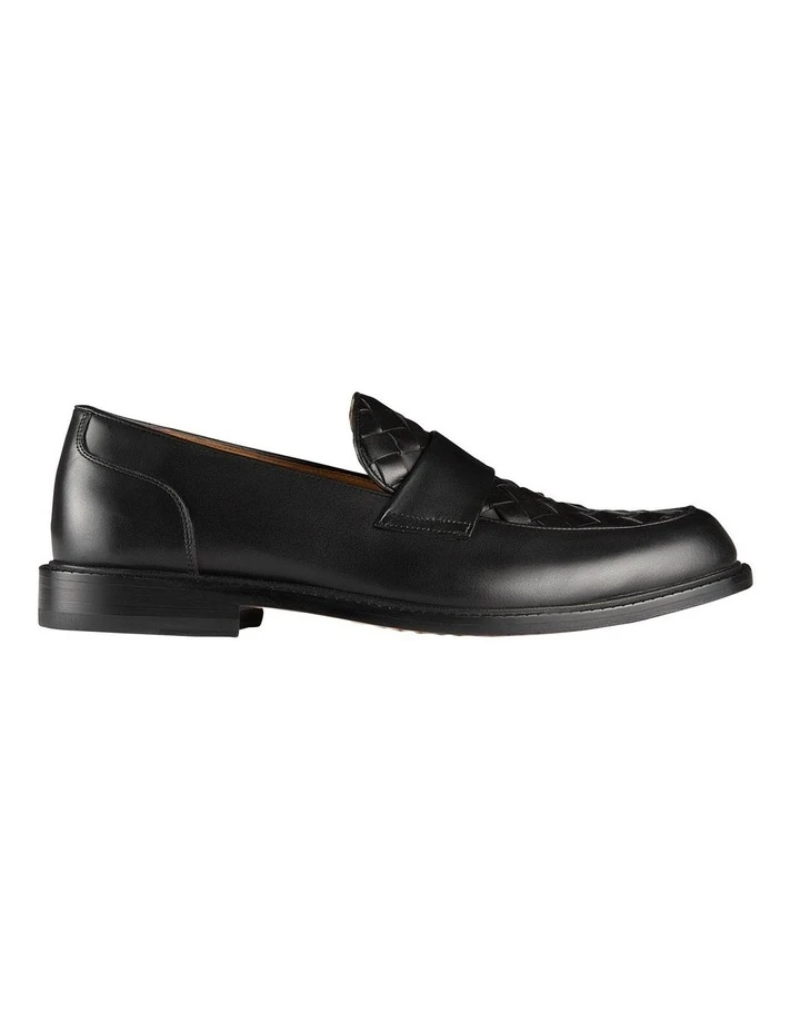 Aquila Freeman Leather Loafers In Black 3 Aquila Freeman Leather Loafers In Black