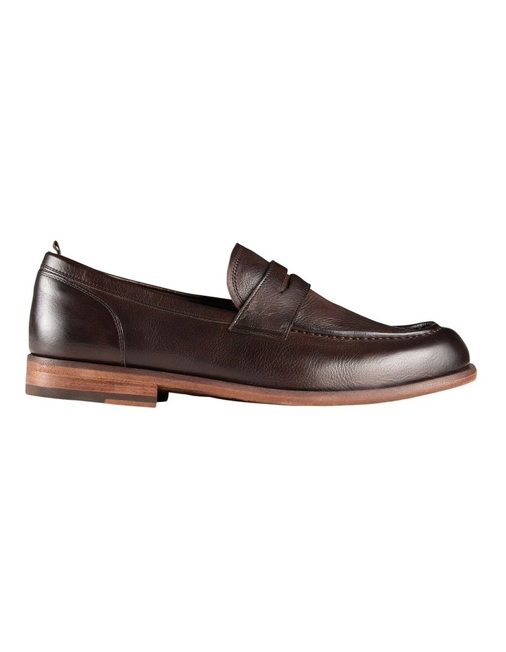 Aquila Gerardo Leather Loafers In Brown 3 Aquila Gerardo Leather Loafers In Brown