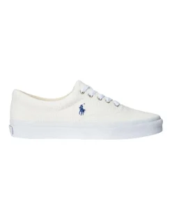 Polo Ralph Lauren Keaton Corduroy Sneaker In White