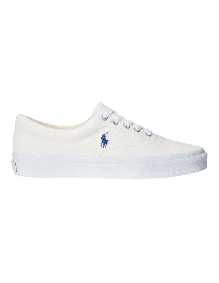 Polo Ralph Lauren Keaton Corduroy Sneaker In White 3 Polo Ralph Lauren Keaton Corduroy Sneaker In White