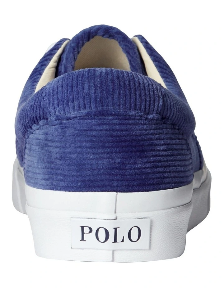 Polo Ralph Lauren Keaton Corduroy Sneaker In Blue 6 Polo Ralph Lauren Keaton Corduroy Sneaker In Blue - Image 4