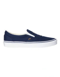 Polo Ralph Lauren Keaton Polo Bear Slip-On Sneaker In Navy
