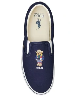 Polo Ralph Lauren Keaton Polo Bear Slip-On Sneaker In Navy -CONVERSE shop 982886410 3 720x928