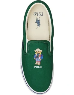 Polo Ralph Lauren Keaton Polo Bear Slip-On Sneaker In Green -CONVERSE shop 982886500 3 720x928