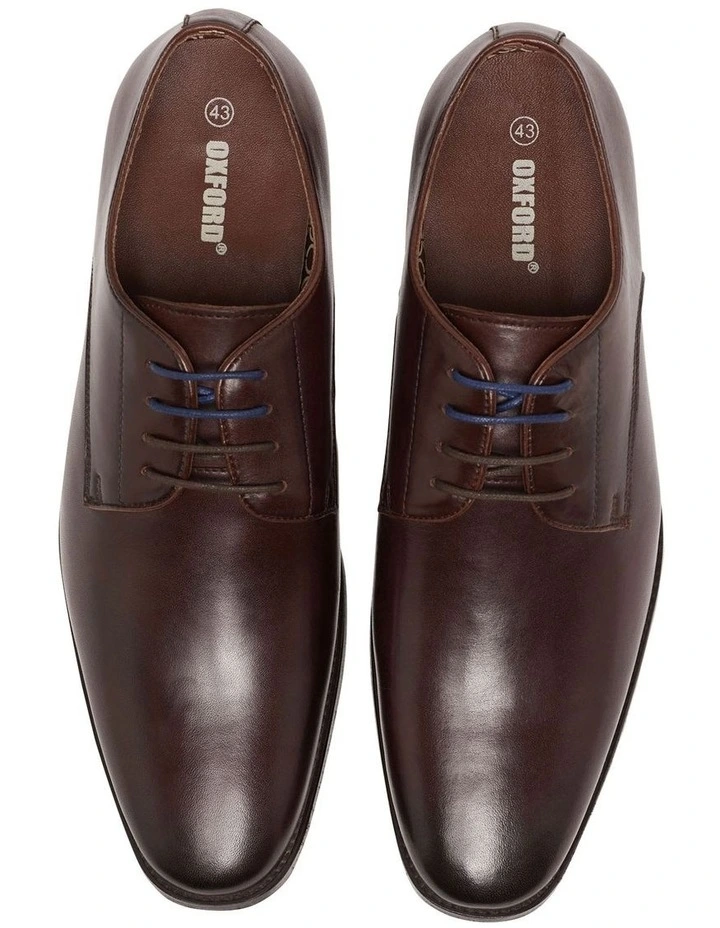 Oxford Larry Derby Shoe In Hickory Tan 7 Oxford Larry Derby Shoe In Hickory Tan - Image 5