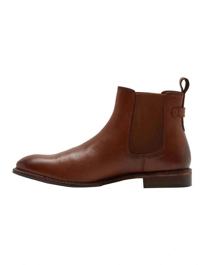 Oxford Silas Leather Boot In Tan 4 Oxford Silas Leather Boot In Tan - Image 2