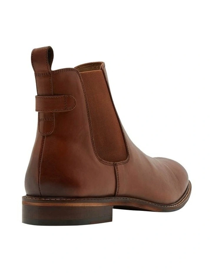 Oxford Silas Leather Boot In Tan 5 Oxford Silas Leather Boot In Tan - Image 3