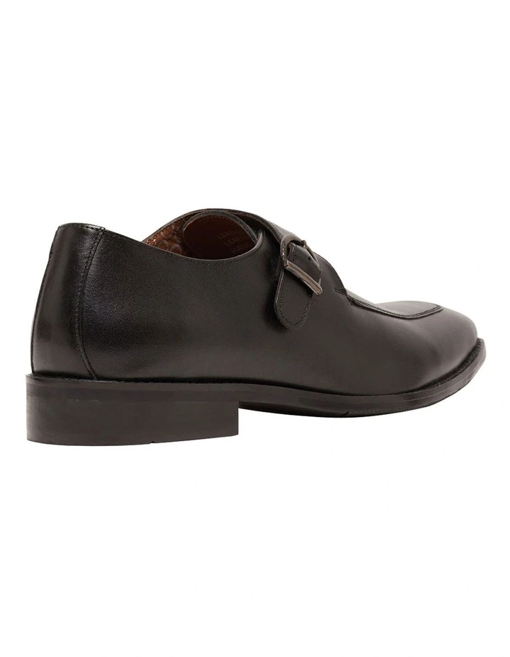 Oxford Sean Monk Shoe In Black 5 Oxford Sean Monk Shoe In Black - Image 3
