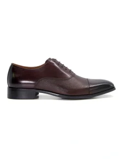 Dune London Sheet Business Shoe In Dark Brown