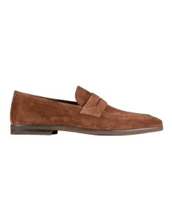 Aquila Garcia Suede Loafers In Brown