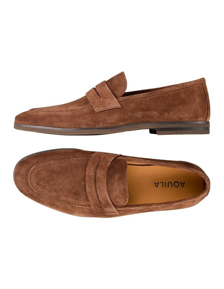 Aquila Garcia Suede Loafers In Brown 4 Aquila Garcia Suede Loafers In Brown - Image 2