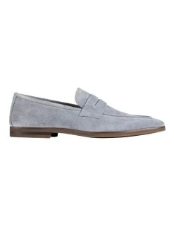 Aquila Garcia Suede Loafers In Grey