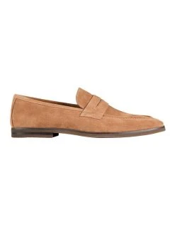 Aquila Garcia Suede Loafers In Beige